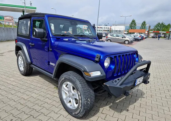 jeep Jeep Wrangler cena 124000 przebieg: 69000, rok produkcji 2018 z Gdańsk